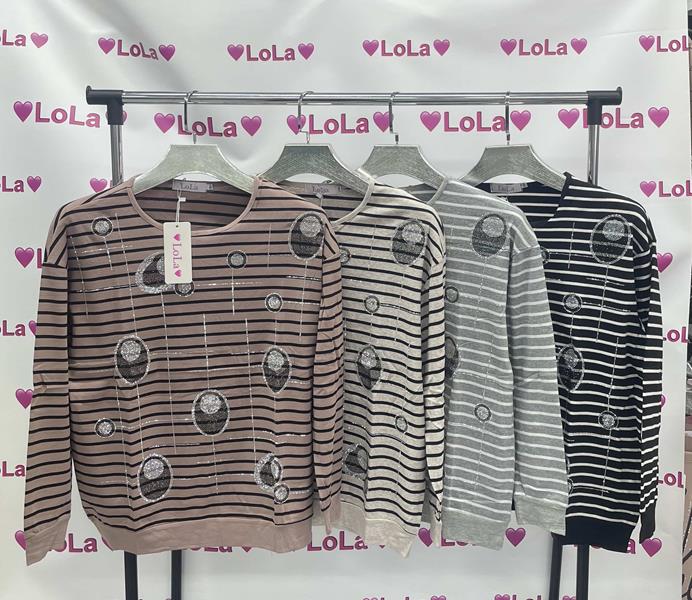 Свитер Lola (XL-4XL) LL102 beige (деми)