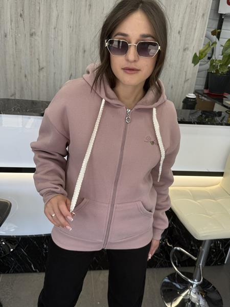 Кофта спорт JJF (L-4XL) 50146 beige (зима)