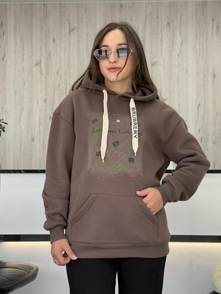 Худи JJF (L-4XL) 50153 brown (зима)