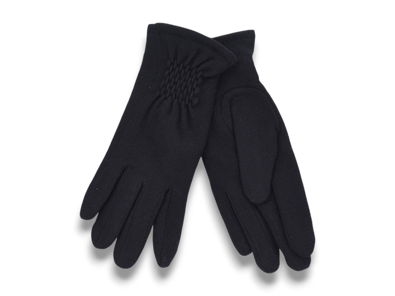 Перчатки КОРОЛЕВА (6.5-8.5) B15-85 black (зима)