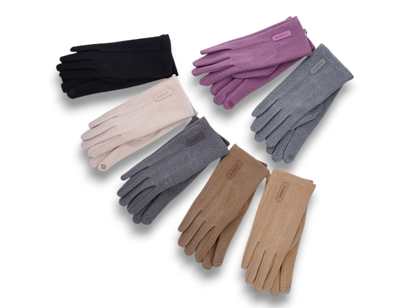 Перчатки КОРОЛЕВА (6.5-8.5) B3-61 mix (зима)