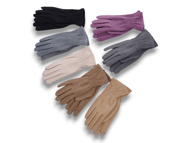 Перчатки КОРОЛЕВА (6.5-8.5) B3-85 mix (зима)