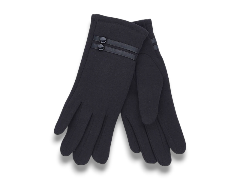 Перчатки КОРОЛЕВА (6.5-8.5) B4-72 black (зима)