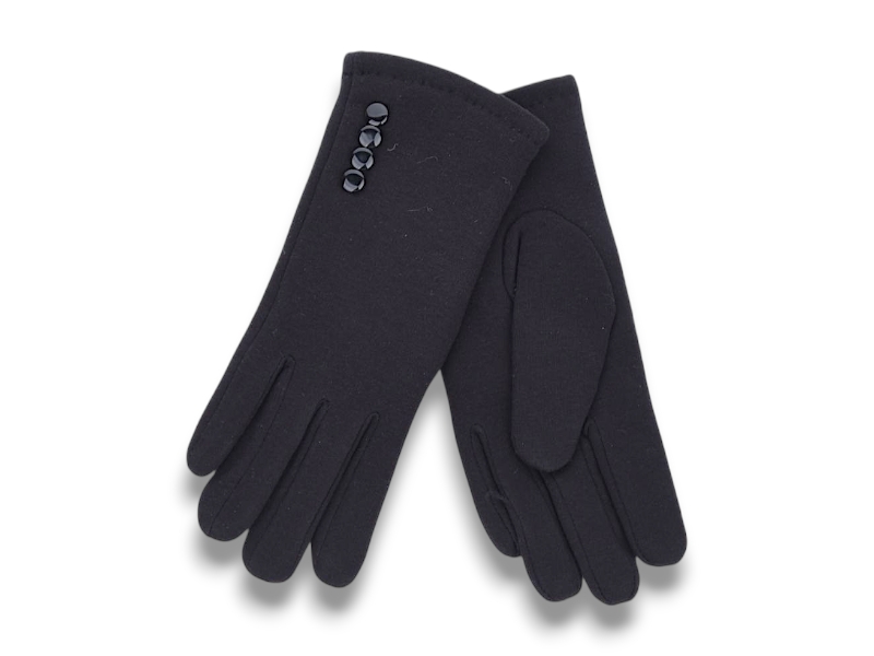 Перчатки КОРОЛЕВА (6.5-8.5) B4-89 black (зима)