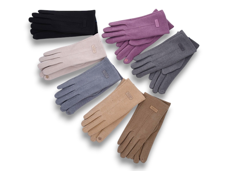 Перчатки КОРОЛЕВА (6.5-8.5) B6-81 mix (зима)