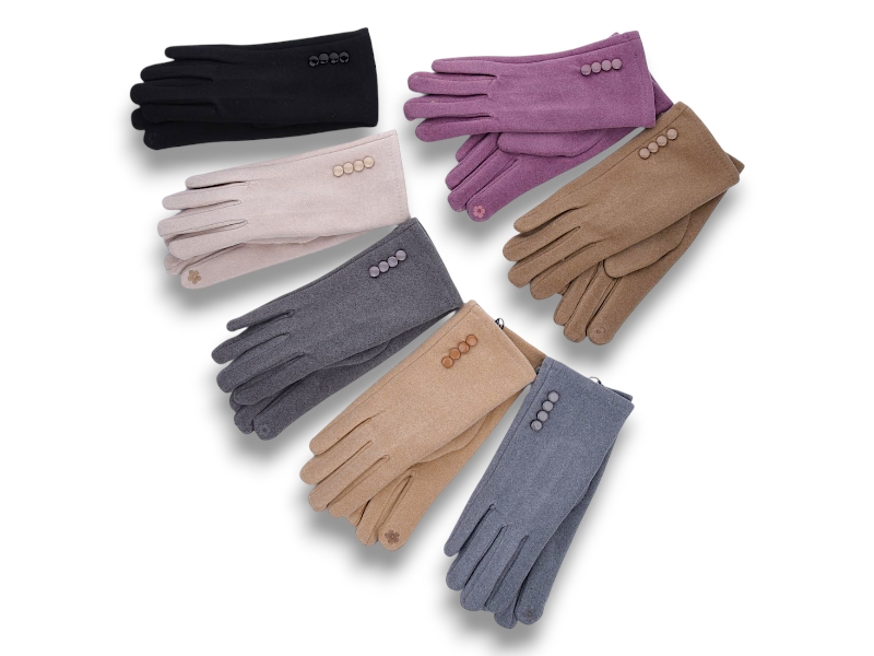 Перчатки КОРОЛЕВА (6.5-8.5) B6-89 mix (зима)