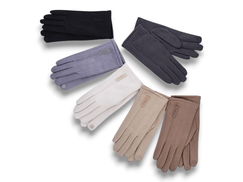 Перчатки КОРОЛЕВА (6.5-8.5) JP02-61 mix (зима)