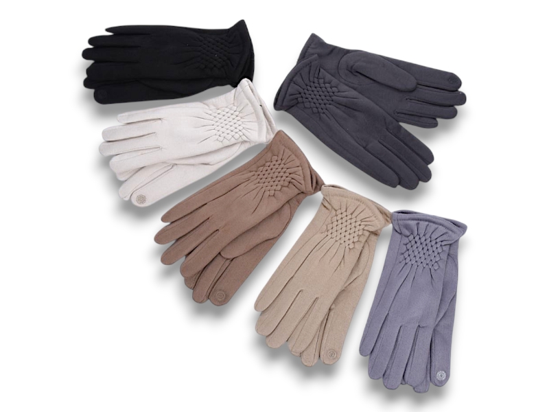 Перчатки КОРОЛЕВА (6.5-8.5) JP02-85 mix (зима)