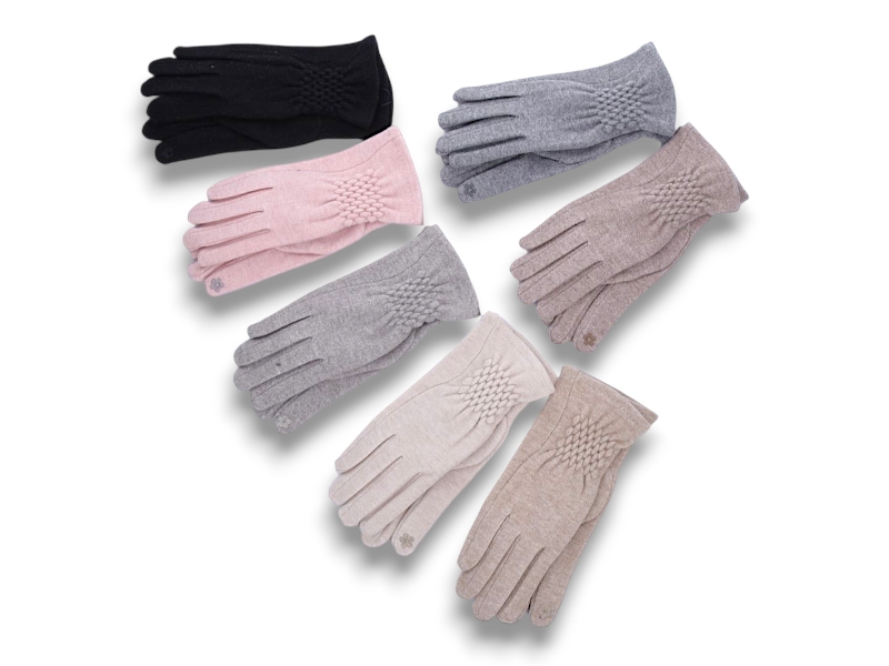 Перчатки КОРОЛЕВА (6.5-8.5) В16-85 mix (зима)