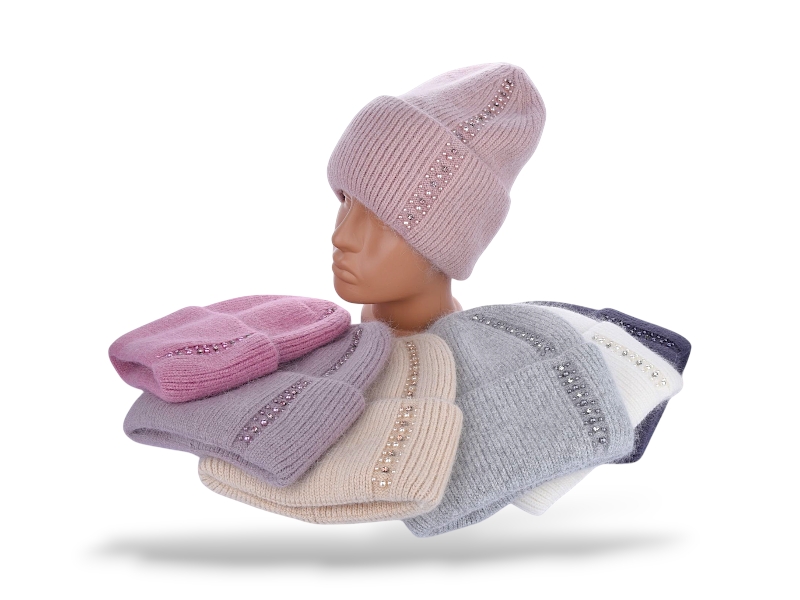 Шапка КОРОЛЕВА (one size) J08 mix (зима)