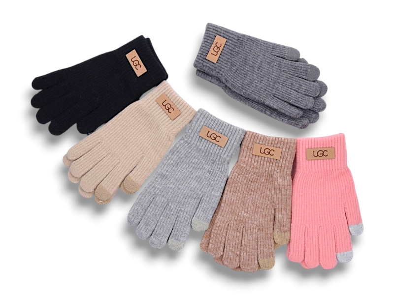 Перчатки КОРОЛЕВА (one size) J2036 mix (зима)