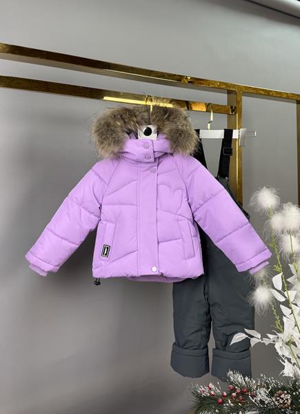 Костюм Delfinka (74-98) 3215 lilac (зима)