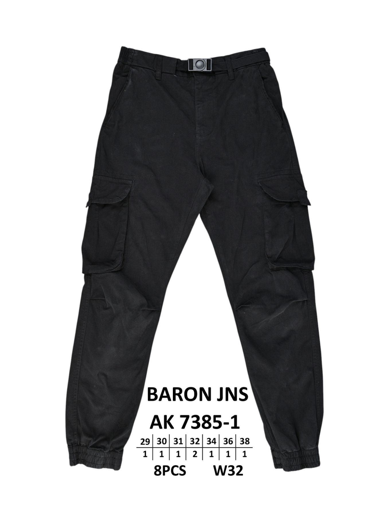 Штаны God Baron (29-38) AK 7385-1 black (деми)