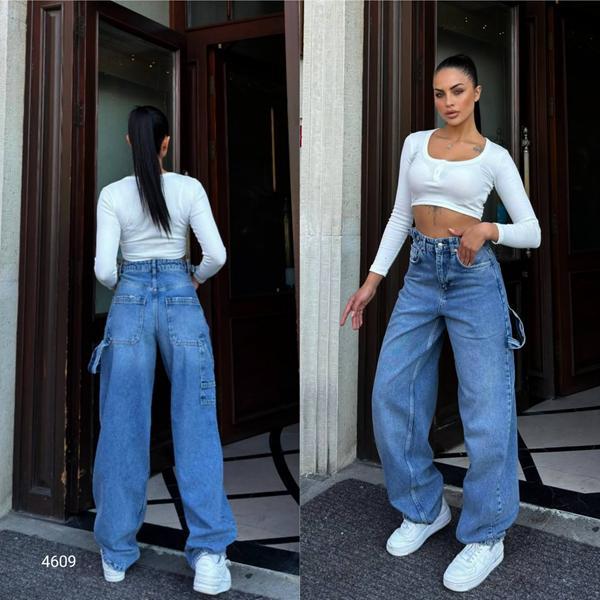 Джинсы Jeans Style (34-42) 4609 blue (деми)