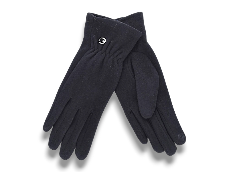 Перчатки КОРОЛЕВА (6.5-8.5) B11-95 black (зима)