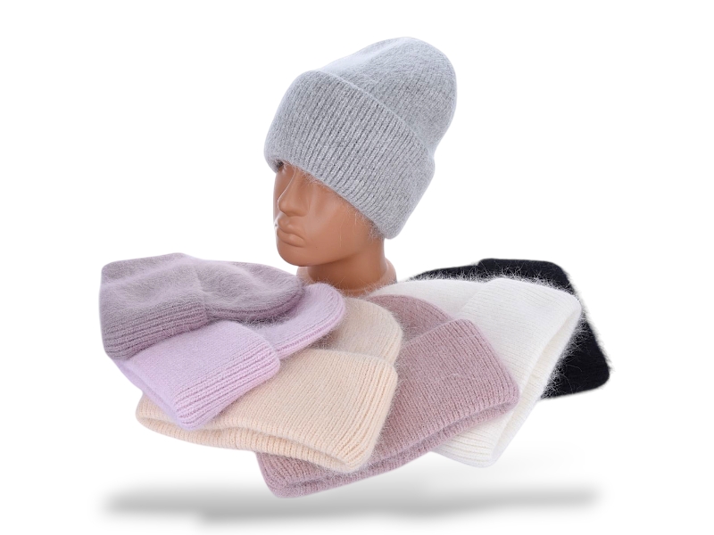 Шапка КОРОЛЕВА (one size) J14 mix (зима)