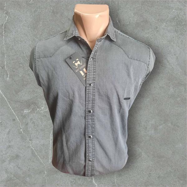 Рубашка Mary Poppins (S-2XL) 6141 grey (деми)