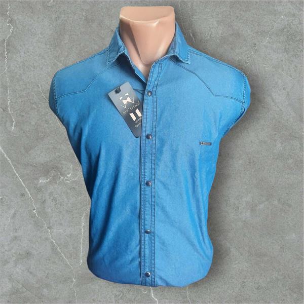 Рубашка Mary Poppins (S-2XL) 6142 blue (деми)