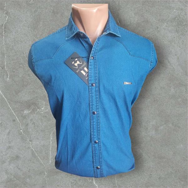 Рубашка Mary Poppins (S-2XL) 6144 blue (деми)