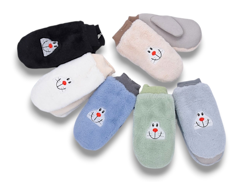 Варежки KH clothes (6-8) 268A-5 mix (зима)