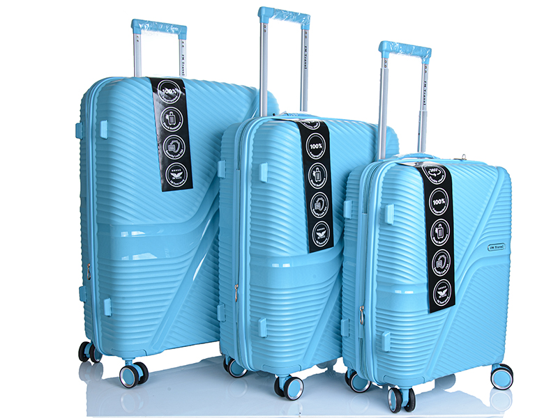 Набор чемоданов Карманчик (75*30*48) 1120 mint blue (деми)