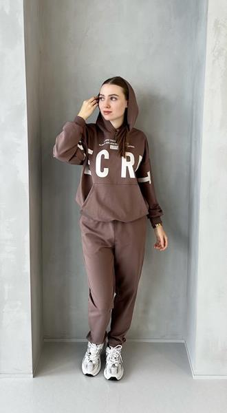 Костюм спорт Annet (S-XL) AZ0161 brown (зима)