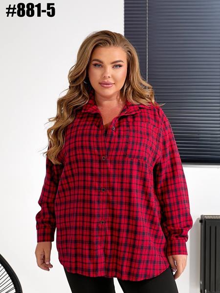 Рубашка BAT (52-56) 881-5 red (деми)