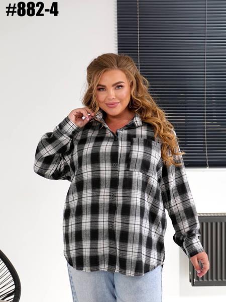 Рубашка BAT (58-62) 882-4 black (деми)