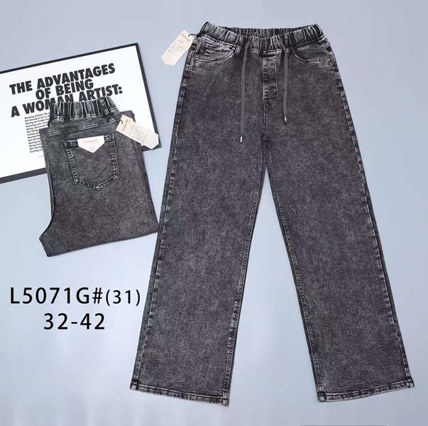 Джинсы Vindassion (32-42) L5171G grey (деми)