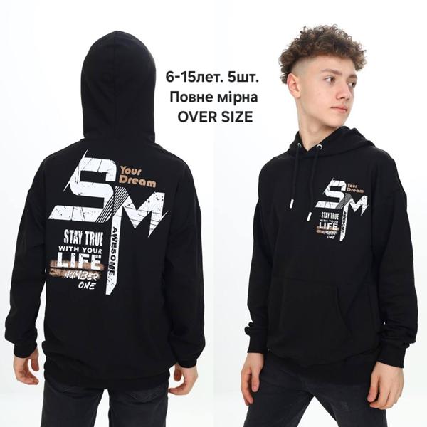 Батник MMZ (6-15) M498 black (деми)