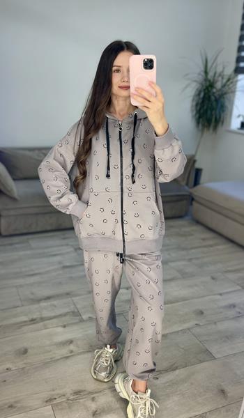 Костюм спорт S.Style (42-48) 606 grey (деми)