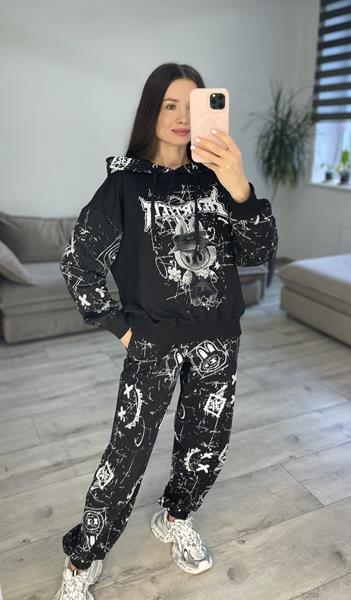 Костюм спорт S.Style (42-48) 612 black (деми)