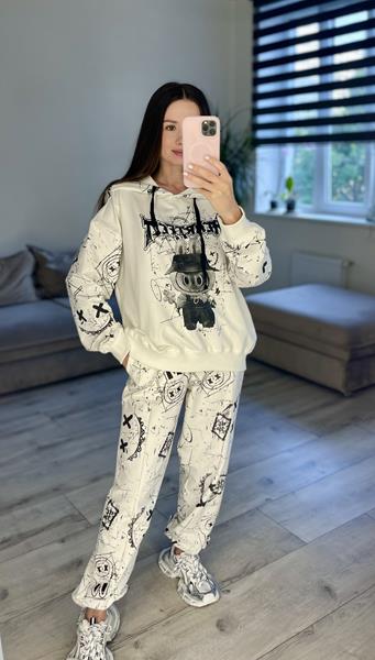 Костюм спорт S.Style (42-48) 612 white (деми)