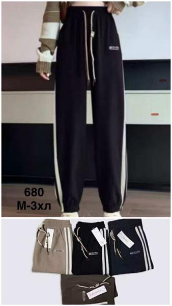 Штаны спорт Modnulya (M-3XL) 680 black (деми)