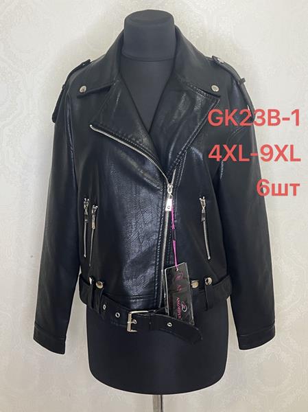 Куртка Modnulya (4XL-9XL) GK23B-1 black (деми)