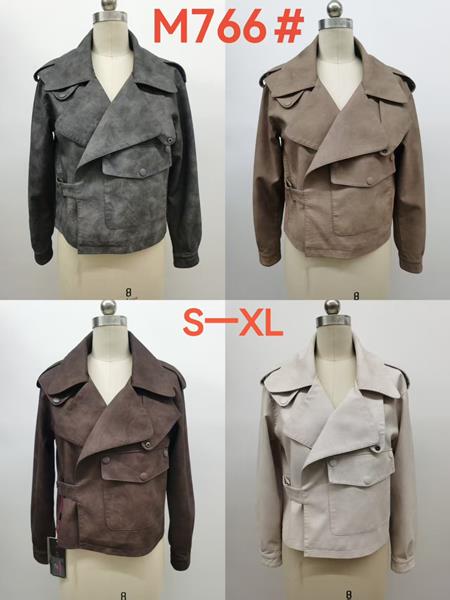 Куртка Modnulya (S-XL) M766 l.grey (деми)