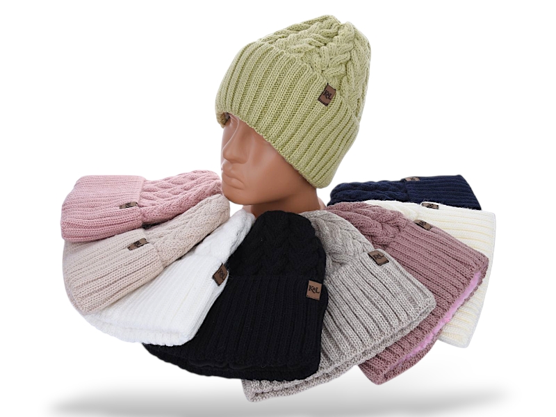 Шапка КОРОЛЕВА (one size) KL12 mix (зима)