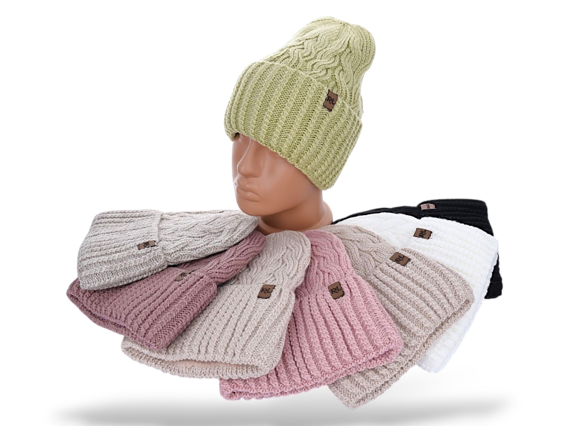 Шапка КОРОЛЕВА (one size) KL13 mix (зима)