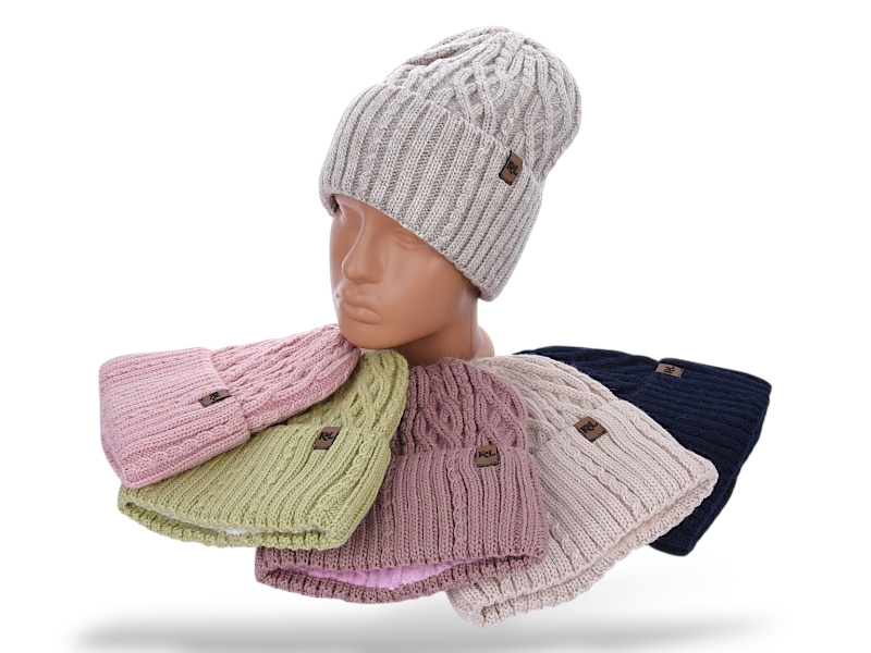 Шапка КОРОЛЕВА (one size) KL14 mix (зима)