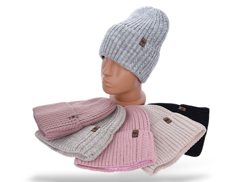 Шапка КОРОЛЕВА (one size) KL16 mix (зима)