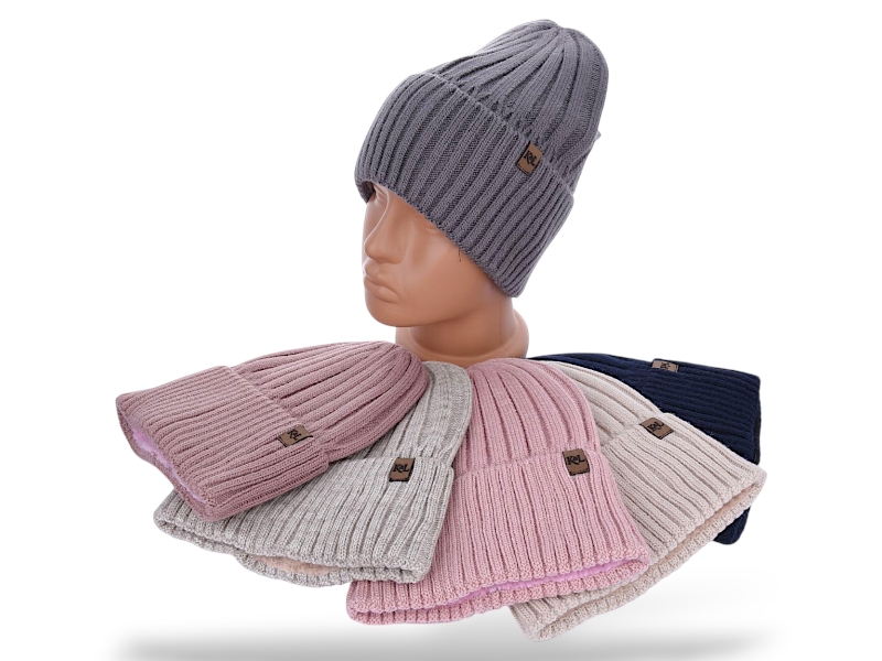 Шапка КОРОЛЕВА (one size) KL18 mix (зима)