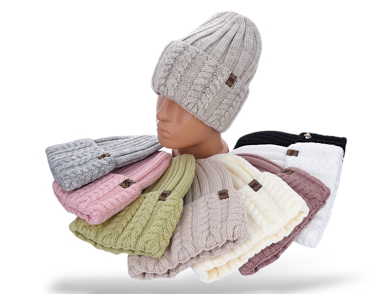 Шапка КОРОЛЕВА (one size) KL19 mix (зима)