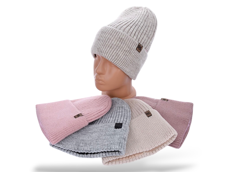 Шапка КОРОЛЕВА (one size) KL2 mix (зима)