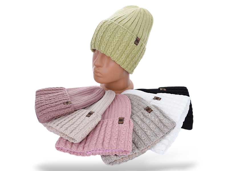 Шапка КОРОЛЕВА (one size) KL9 mix (зима)