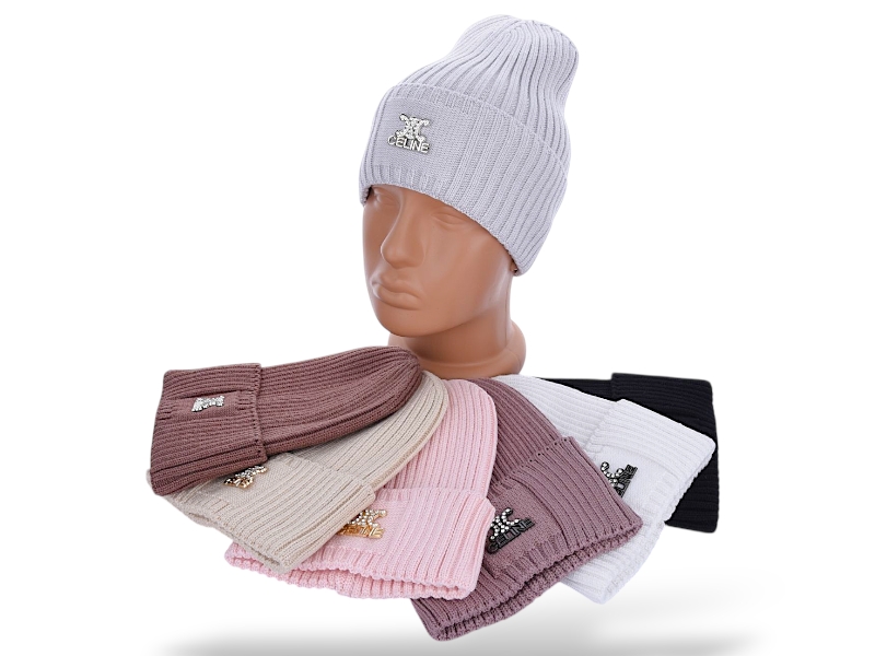 Шапка КОРОЛЕВА (one size) 14-03 mix (зима)