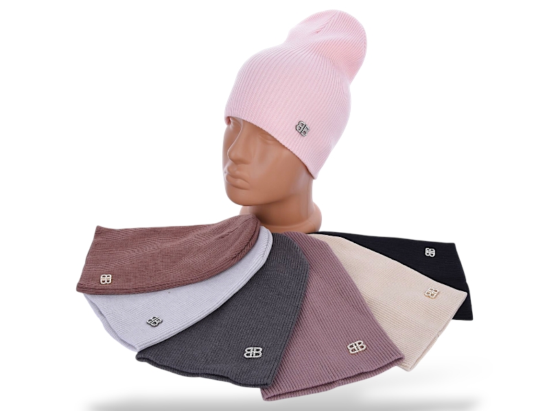 Шапка КОРОЛЕВА (one size) 14-04 mix (зима)