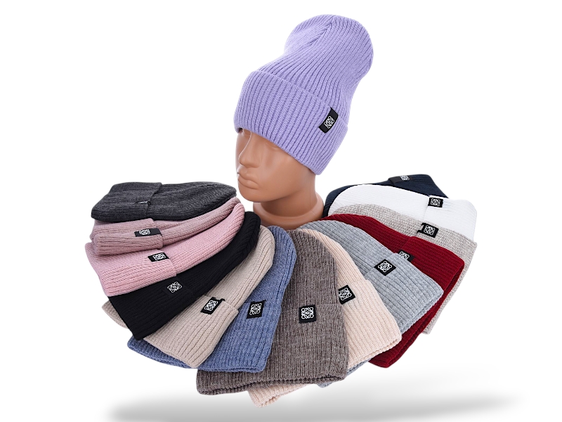 Шапка КОРОЛЕВА (one size) 14-05 mix (зима)