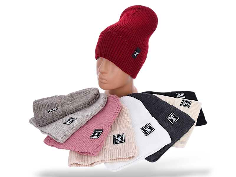 Шапка КОРОЛЕВА (one size) 14-06 mix (зима)