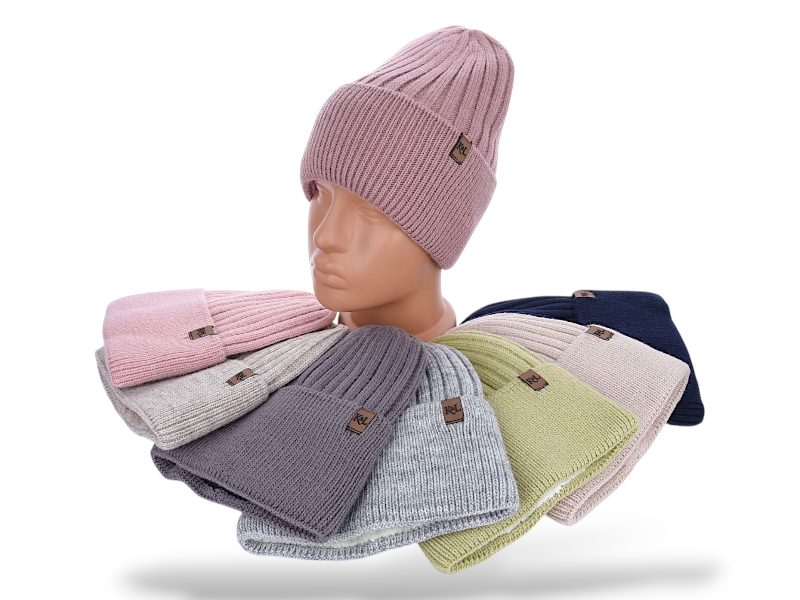 Шапка КОРОЛЕВА (one size) KL1 mix (зима)