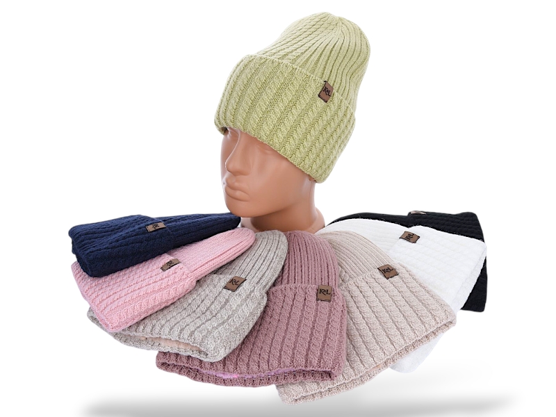 Шапка КОРОЛЕВА (one size) KL4 mix (зима)